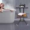 2-Tier Salon Trolley with Wheels, Durable Storage for Hairdressing Tools view 4