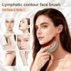 2PCS New Lymphatic Contour Face Brush, Lymphatic Drainage Massager for Face,Ergonomically Designed to Fit The Skin Precisely and Relieve Fatigue view 4