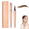 2025 New Microblading Eyebrow Pen, Waterproof Eyebrow Pencil, Eye Brow Pen with 4 Tip, Natural Magic Eyebrow Makeup Fine Stroke Contouring Pencil Long-Lasting Stay on All Day (Dark brown) view 1