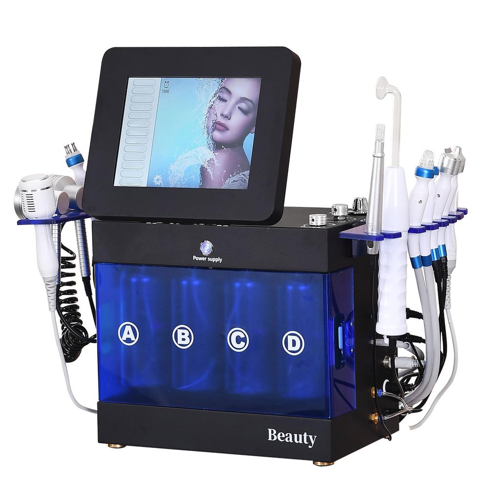 14 in 1 Hydrogen Oxygen Facial Machine Hydrodermabrasion Device Face Skin Care Machine for Home Beauty Salon