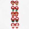 10Pcs Christmas Hair Ties for Girls, Cute Santa Claus Deer Bell Bear Gift Box Hair Bands Elastics Ponytail Holders, Christmas Hair Accessories Red Hair Ropes Holiday Party Favor Gifts view 4