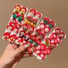 10Pcs Christmas Hair Ties for Girls, Cute Snowflake Deer Gloves Holly Leaf Bear Hair Bands Elastics Ponytail Holders, Christmas Hair Accessories Red Hair Ropes Holiday Party Favor Gifts view 4
