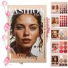 Fashion Makeup Book, 24-Color Eyeshadow Palette - 5-Layer Book-Style Makeup Palette with 67 Pro Shades, Pressed Glitter Eyeshadow Palette Makeup, Blush, Contour, Highlighter (A) view 1