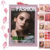 Fashion Makeup Book, 24-Color Eyeshadow Palette - 5-Layer Book-Style Makeup Palette with 67 Pro Shades, Pressed Glitter Eyeshadow Palette Makeup, Blush, Contour, Highlighter (B) view 1