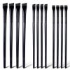 12 Pack Angled Eyeliner Brush, Soft Reusable Angled Eye Makeup Brushes Practical Thin Eyebrow Brushes Makeup Brush Set Tool for Women Professional Beauty view 1