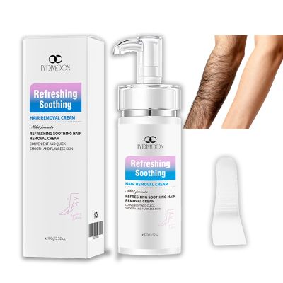 Hair Removal Cream for Women and Men,Sensitive Intimate Hair Removal,Painless Soothing and Nourishing,Removes Hair from body, back,Legs, Arms, Underarms, Stomach, and Bikini Line,3.53 oz