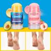 MSMEESUYA Peach Foot Cream Stick for Dry Cracked Heels and Feet, Moisturizing Heel Balm Stick, Softening Foot Care for Rough Skin, Callus & Dryness, Peach Hydration, 2-Pack view 3