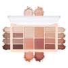 12-Color Nude Neutral Eyeshadow Palette  Matte Shimmer Glitter Warm Brown Caramel Eye Shadow Kit, High Pigment Long-Lasting Blendable Natural Soft Glam Makeup Palette for Daily Wear & Beginners view 1
