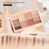 12-Color Nude Neutral Eyeshadow Palette  Matte Shimmer Glitter Warm Brown Caramel Eye Shadow Kit, High Pigment Long-Lasting Blendable Natural Soft Glam Makeup Palette for Daily Wear & Beginners view 4