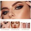 12-Color Warm Red Brown Eyeshadow Palette  Matte Shimmer Glitter Neutral Nude Eye Shadow with Rose Gold, Champagne, Bronze & Peach Shades, High Pigment Long-Lasting Blendable Soft Glam Makeup Palette view 4