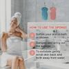 Magic Exfoliating Bath Sponge, 3D Super Soft Exfoliating Body Bath Sponge for Adults and Children, Women and Men, Skin Friendly and Reusable Bath Cleaning Brush for Home, Travel, Cruise (Colorful) view 2