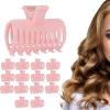 15Pcs Hair Curler Clips, Plastic Roller Clips Hair Roller Fixing Clamp Holding Section Claw Hairdressing Tool for Effortless Curls and Waves view 1