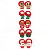 10Pcs Christmas Hair Ties for Girls Red Hair Band Santa Claus Elk Bear Bell Gift Gloves Elastics Rubber Bands Ponytail Holder Cute Christmas Hair Accessories for Kids Hair Ropes Holiday Party Favor view 4