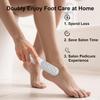 AIKETE Dual-Side Foot Callus Remover, Foot File Double Sided Foot Scrubber with Soft Silicone Brush, Professional Pedicure Tool for Dry & Wet Feet, Safe Hard Skin Remover for Sensitive Feet. (Grey) view 3
