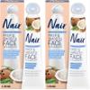 NAIR Exfoliating Facial Hair Removal Cream for Women - Smooth Skin Solution with Collagen for Sensitive Skincare (Pack of 2) view 1