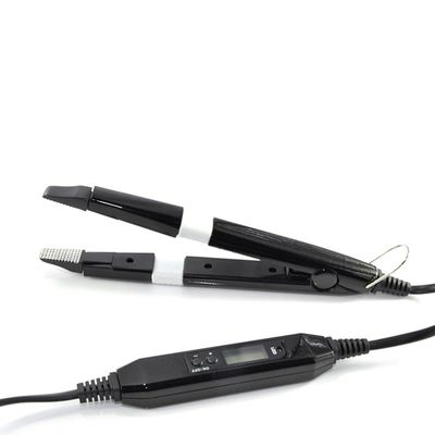 Hair Extension Removal Heat Machine,Electric Temperature Adjustable Hair Extension Tape Removal Solution Tool,V Light Hair Extension UV Glue tools (Black)