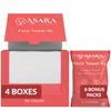 Clean Face Towels Disposable XL Facial Wipes | Add Water As a Makeup Remover | Sensitive Skin Face Towels | Organic Vegan Biodegradable - Clean Daily Towelettes (200 Count) | by Asara view 1