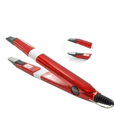 Hair Extension Removal Heat Machine,Electric Temperature Adjustable Hair Extension Tape Removal Solution Tool,V Light Hair Extension UV Glue tools (Red)