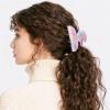 Fycert Gifts for Women Teen Girls,Medium Initial Hair Clips - Lavender,S view 2