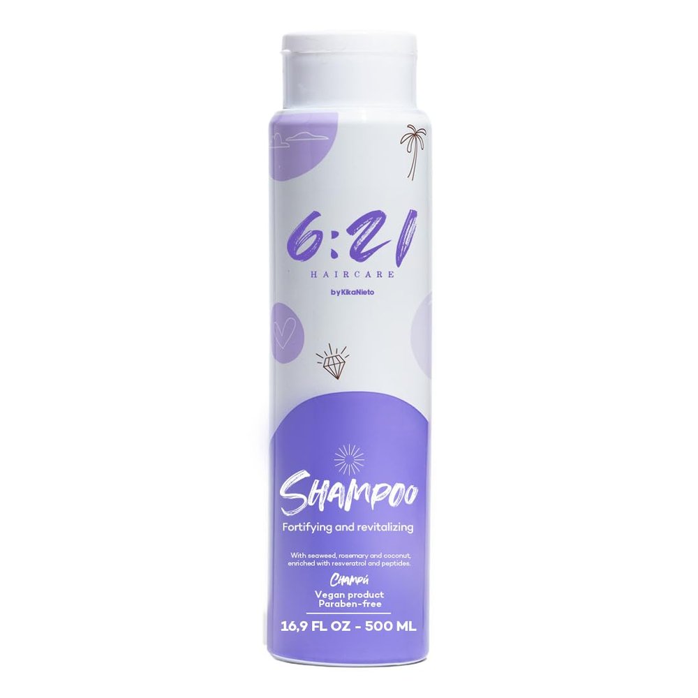 621 by Kika Nieto Rosemary & Onion Strengthening Shampoo for Thinning Hair, Helps Reduce Breakage, Sulfate-Free, Infused with Caffeine & Peptides, 16 oz