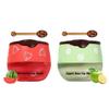 2 PCS Apple Lime Lip Mask, Vitamin E Strawberry & Watermelon & Honey Lip Sleeping Mask Propolis Moisturizing Lip Balm with Stick, Repairs And Prevents Chapped Lips (Apple Lime & Watermelon) view 1