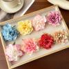 2 camellia flower hair clips with flower side clips for hair accessories view 3