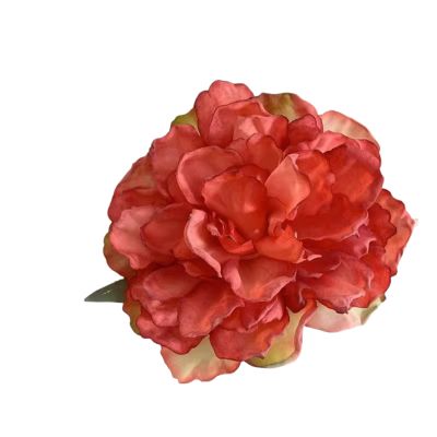 2 camellia flower hair clips with flower side clips for hair accessories