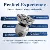 3.0 Head Shaver - 7 Blade Magnetic Electric Razor, Portable Rechargeable Shaving Tool, Waterproof Bald Shavers, Suitable for Women, Men & Bald Heads (B) view 3