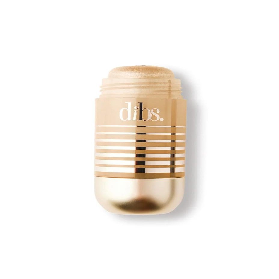 DIBS Beauty Status Stick Face and Body Highlighter - Creamy, Buildable - Hydrating, Multi-Use Highlighter - Lightweight, Non-Sticky Finish - Color: Good Life Gold - (Gold glow) - Size: (1.3 oz)