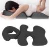 Oreilet Face Down Pillow for Massage, Non Slip Bottom Head Cushion Chest Cushion for SPA, Sleep, Home Massage Headrest for Bed, Professional Massage Equipment (Dark Gray) view 3