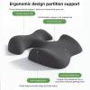 Oreilet Face Down Pillow for Massage, Non Slip Bottom Head Cushion Chest Cushion for SPA, Sleep, Home Massage Headrest for Bed, Professional Massage Equipment (Dark Gray) view 4