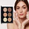 6 Color Contour Powder Palette  Professional Face Contouring, Highlight & Concealer Makeup Kit for Flawless Definition and Sculpting view 1