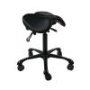 NUHSLF Saddle Stool Chair with Wheels,Ergonomic Hydraulic Adjustable Stool,Height Adjustable 54-72.5cm,Heavy-Duty,for Massage Salon Hairdressers view 1