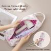 RSRSLEII Quilted Hair Tools Travel Bag with Bow Pattern, Portable&Foldable view 2