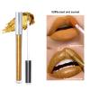Alvivi Metallic Shimmer Liquid Lipstick Long Lasting Hydrating Waterproof Non Sticky Feel Gold One Size view 4