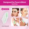 60 Count Face Wax Strips for Hair Removal, All-in-One Waxing Strips for Face, eyebrows, lip, chin & Body | 40ct Facial Wax Strips,20ct Body Waxing Strips & 4 Calming Wipes (Red) view 2