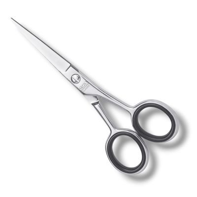 4.5'' Mustache, Beard, Nose and Eyebrows Trimming Scissor, Facial Scissors by SIZZO