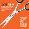 4.5'' Mustache, Beard, Nose and Eyebrows Trimming Scissor, Facial Scissors by SIZZO view 2
