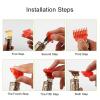 1 Set T9 Hair Clipper Guards Guide Combs Trimmer Cutting Guides Styling Tools Attachment Compatible 1.5/2/ 3/4/ 6/ 9mm view 3