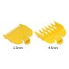 2/4pcs Hair Limit Shaving Clipper Electric Shaving Guides Combs Tools Accessories Yellow(1.5mm+4.5mm) Black(3mm+6mm+10mm+13mm)(Yellow) view 2