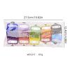 10Pcs Universal Hair Clipper Guards Barber Trimmer Attachment Limit Combs Barber Accessories Replacement Set(Colours) view 2