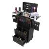 MSWEGKRE Beauty Salon Luggage Rolling Lockable Makeup Train Trolley Stylist Beauty Salon Cosmetic Luggage Travel Organizer Tool Box for Barbershops Beauty Salons view 1