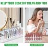 Acrylic Perfume Holder  36 Spaces Transparent Roller Bottle Organizer Stand | Stylish Cosmetic Display Rack for Vanity, Bathroom, Bedroom, Beauty Room, Home, Daily Routine Storage Decoration view 2