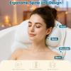 Bath Pillows for Tub with Gift Box & Laundry Bag  4D Air Mesh Bathtub Pillow with Extended Wings, Shoulder Coverage, Spine-Line Support & 6 Non-Slip Suction Cups  Relaxing Gift for Women & Mom view 3