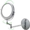 Makeup Mirror Shaving Mirror Wall Mounted Bathroom Mirrors Makeup Vanity Magnifying Round LED Dimming Mirror 5X 7 Inch Two Sided view 1