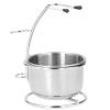 Brrnoo Shaving Bowl, Metal Shaving Stand Bowl Set with Foaming Bowl, Stainless Steel Shaving Soap Bowl for Efficient Shaving Experience view 1