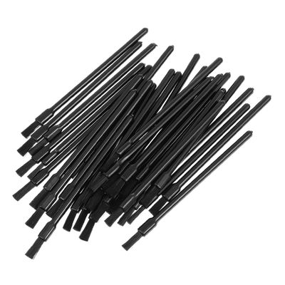 Alipis 200pcs Disposable Nylon Lip Brushes Flat Lipstick Applicators for Precise Color Application Travel-friendly Makeup Tool for Lips Eyes and Concealer Use
