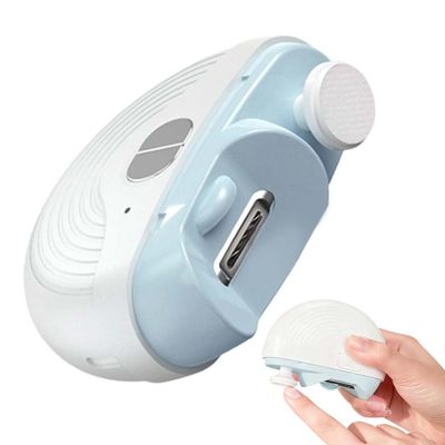 Electric Toenail Clippers for Seniors,2026 New Automatic Smart Nail Clippers with Polisher,Adjustable Speeds,Rechargeable Nails Trimmer for Kids Adults Thick Toenails (A-White)