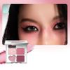 ChongTai 1PC Rock Sweet Eyeshadow 5 Colors Eye & Brow Palette, Mini Multi Purpose Matte Shimmer Highlighter Eyeshadow, 5g (#04) view 2