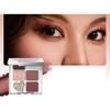 ChongTai 1PC Rock Sweet Eyeshadow 5 Colors Eye & Brow Palette, Mini Multi Purpose Matte Shimmer Highlighter Eyeshadow, 5g (#05) view 2